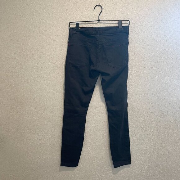 BDG Coated Cotton Black Mid Rise Twig Ankle Jeans 27 - Picture 3 of 6